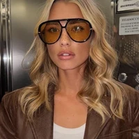 Women Brand Designer Luxury Sun Glasses Sex Vintage Oversized Sunglasses Female Black Fashion Oculos De Sol #300864 - Image 5