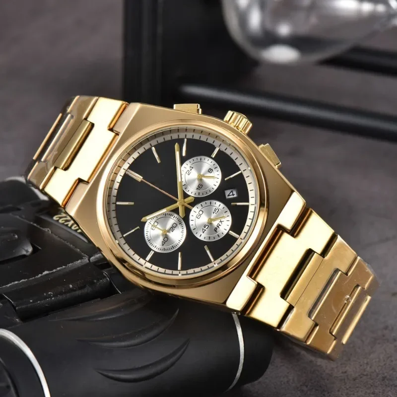 

Luxury Brand Watches for Men Quartz Chronograph High Quality Business Wristwatch Auto Date Dial Waterproof Watch Pagani Design