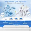 Washing Machine, Twin Tub Washing Machine Laundry Compact Washer spinner Combo with 14lbs capacity, 9Lbs Washer and 5Lbs Spinner 4