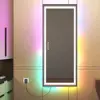 LUVODI Oversize RGB Wall Decorative Full-body Mirror Dimmable Defogging Bathroom Mirror with Touch Switch 6