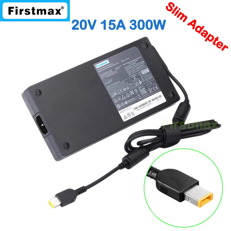Genuine para Lenovo Laptop Carregador 20v 15a 300w Adl300sdc3a Legião R9000k R9000p Y9000k Y9000p Y9000x Sa10r16956 Adaptador ac - Imagem 4