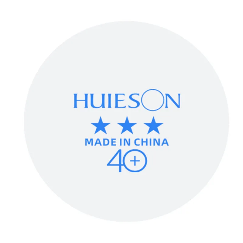 Huieson New ABS Plastic Ping Pong Balls Blue 40+mm 2.8g Three-Star Balls for Professional Club School Training