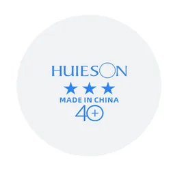 Huieson New ABS Plastic Ping Pong Balls Blue 40+mm 2.8g Three-Star Balls for Professional Club School Training