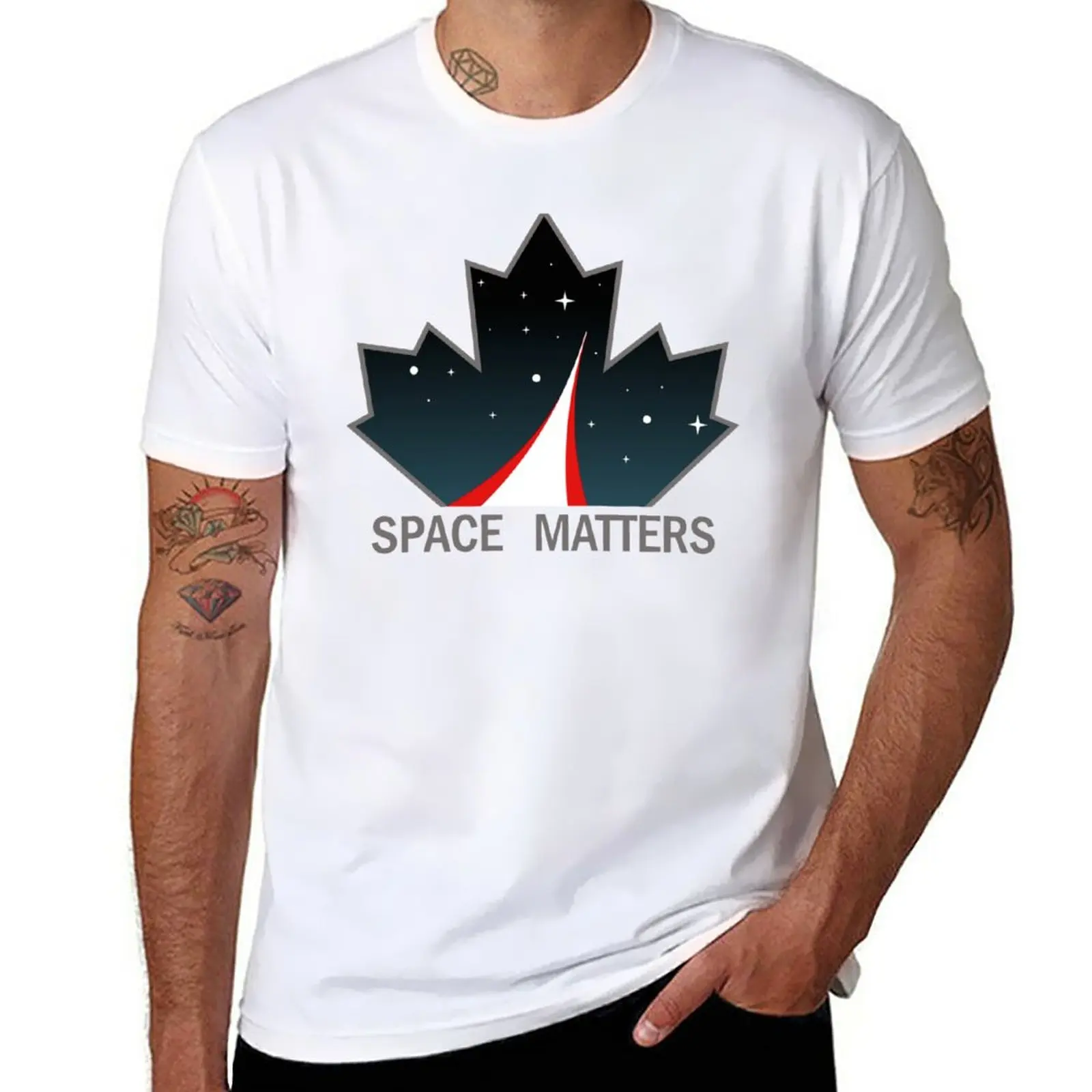 

New Space Matters - Canada in Space T-Shirt korean fashion heavyweight t shirts boys t shirts plain t shirts men