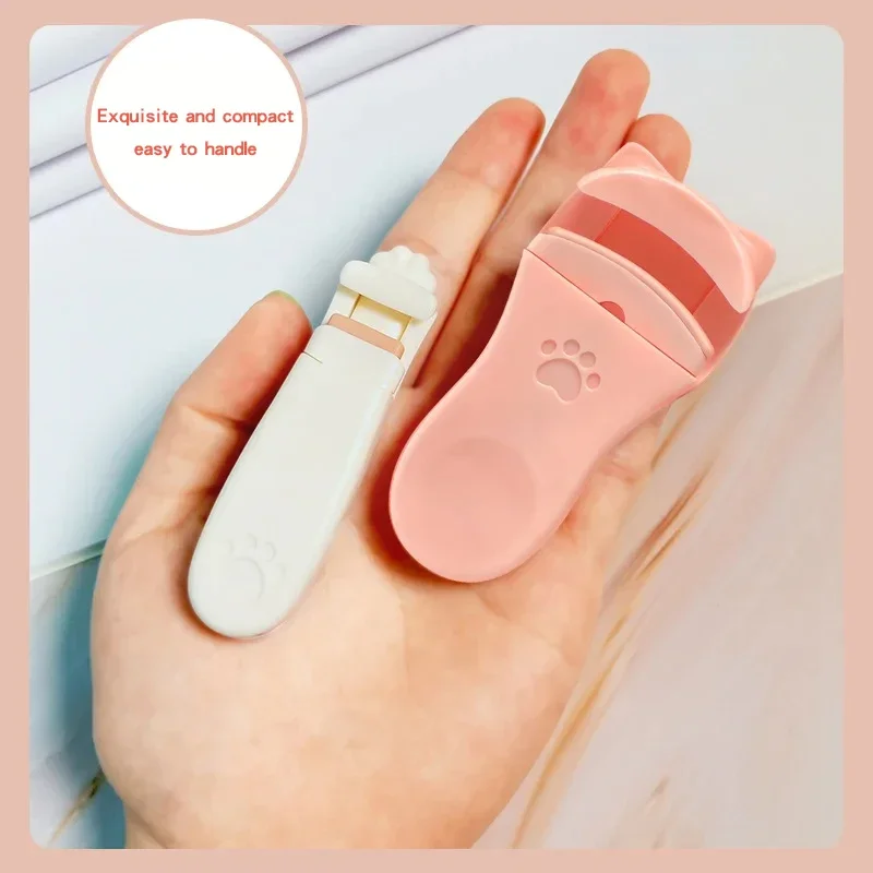 2 PCs Cat Claw Eyelash Curler Set plus Wide Angle Long Lasting Women Makeup Accessories Tool Fit All Eyelash Shapes eyelash curler makeup set makeup tool set eyelash accessories