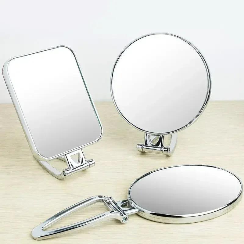 Elegant Folding Vanity Makeup Mirror-Portable Square Cosmetic Mirror for Girls & Women-Stylish Tabletop Gift Espejo De Mano