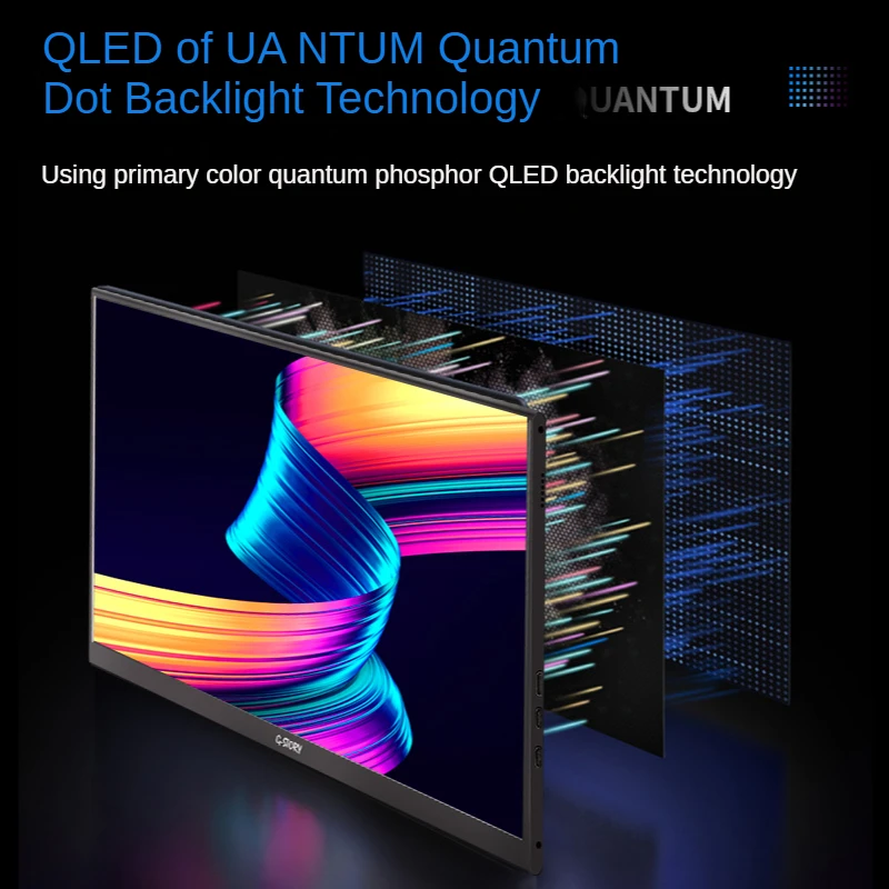 15.6 ġ QLED 1080P HDR  IPS ȭ  c HDMI ȣȯ ǻ , ġ PS5 Xbox Ʈ ȭ