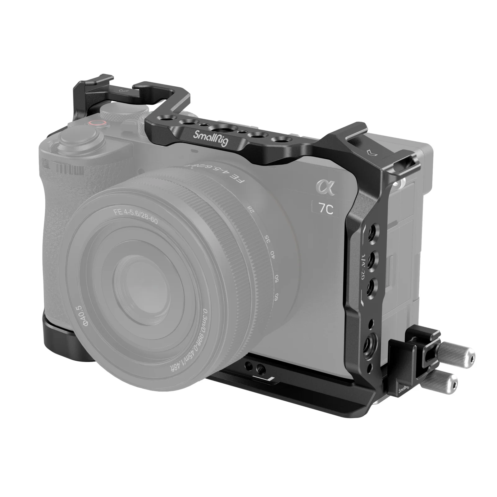 Kit Gabbia Per Fotocamera Smallrig E Piastra Di Montaggio Inferiore Per Sony Alpha 7 C Ii / Alpha 7 Cr 4422