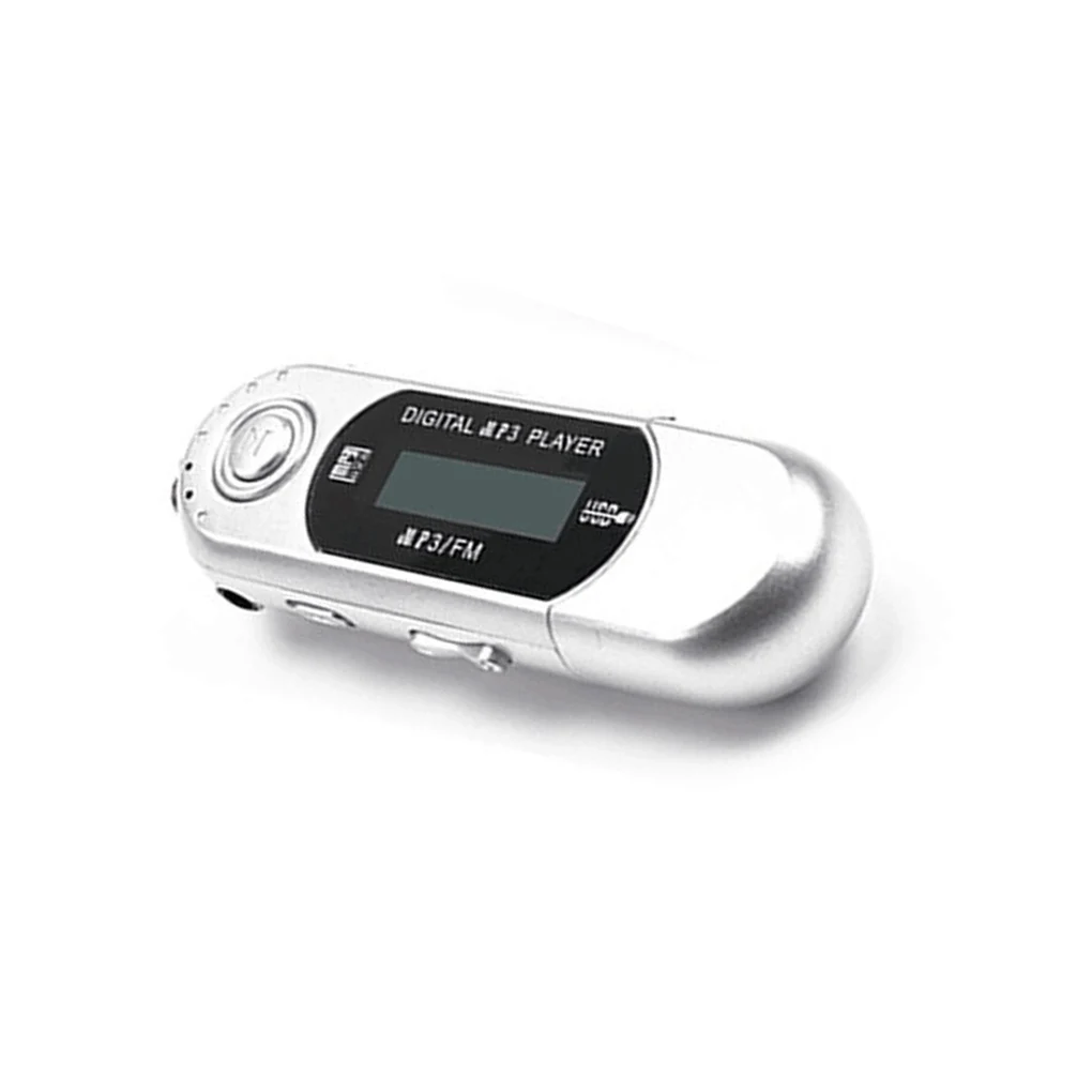 thumbnail image 1 of Disco U 2 en 1 compatible con tarjeta TF de 32G, pequeña unidad Flash USB 2,0, reproductor de música LCD multilenguaje, Control de un dedo, deporte en casa, 1 of 5