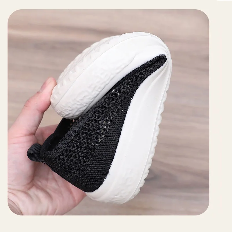 2024 New designer mesh loafers woman odorless shoes orthopedic flats women's breathable slip on lazy shoes female driving flats