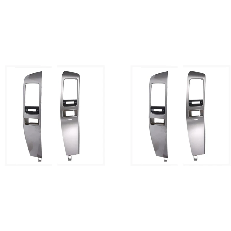 

4Pcs Car Air Conditioner Outlet Frame A/C Vents Plate Panel For Toyota Land Cruiser Prado 120 Lexus GX470 2003-2009