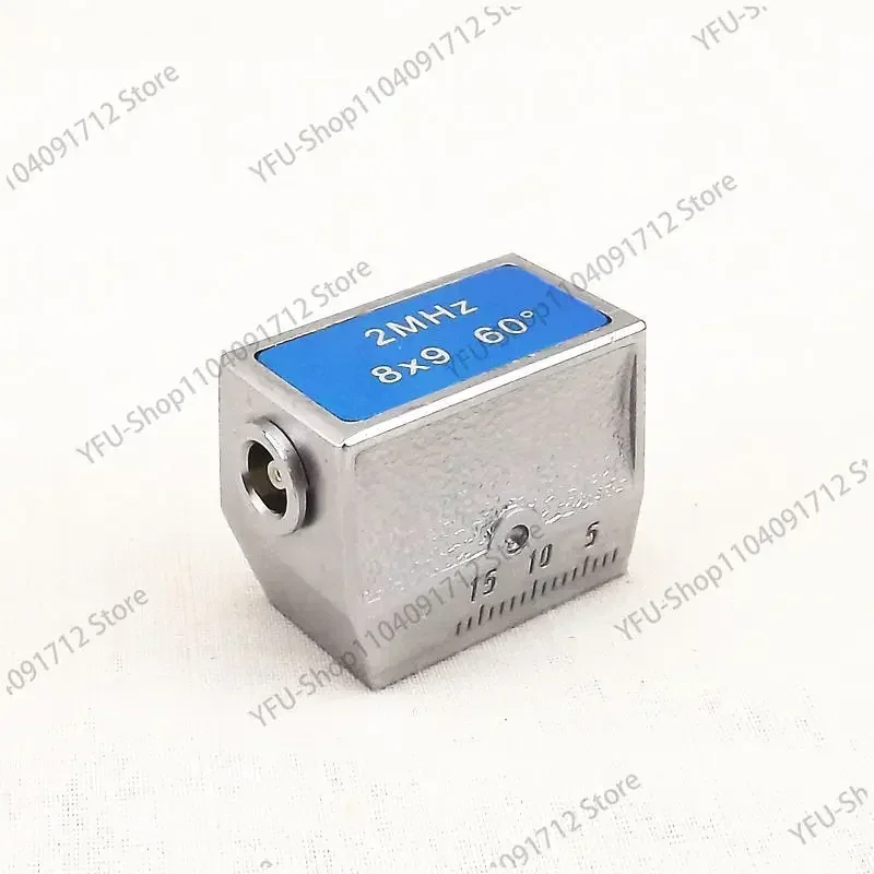 Beam Probe Transducer for Ultrasonic Flaw Detector Ultrasonic Angle Probe 4MHz 8x9mm 45/60/70 Degree Angle 3