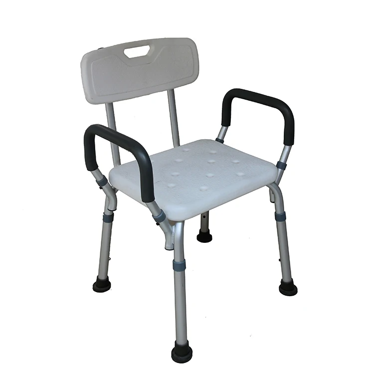 Wholesale High Quality Health care supplies Aluminum Bath Chair Bathroom Safety Shower Assisting Chairs 3