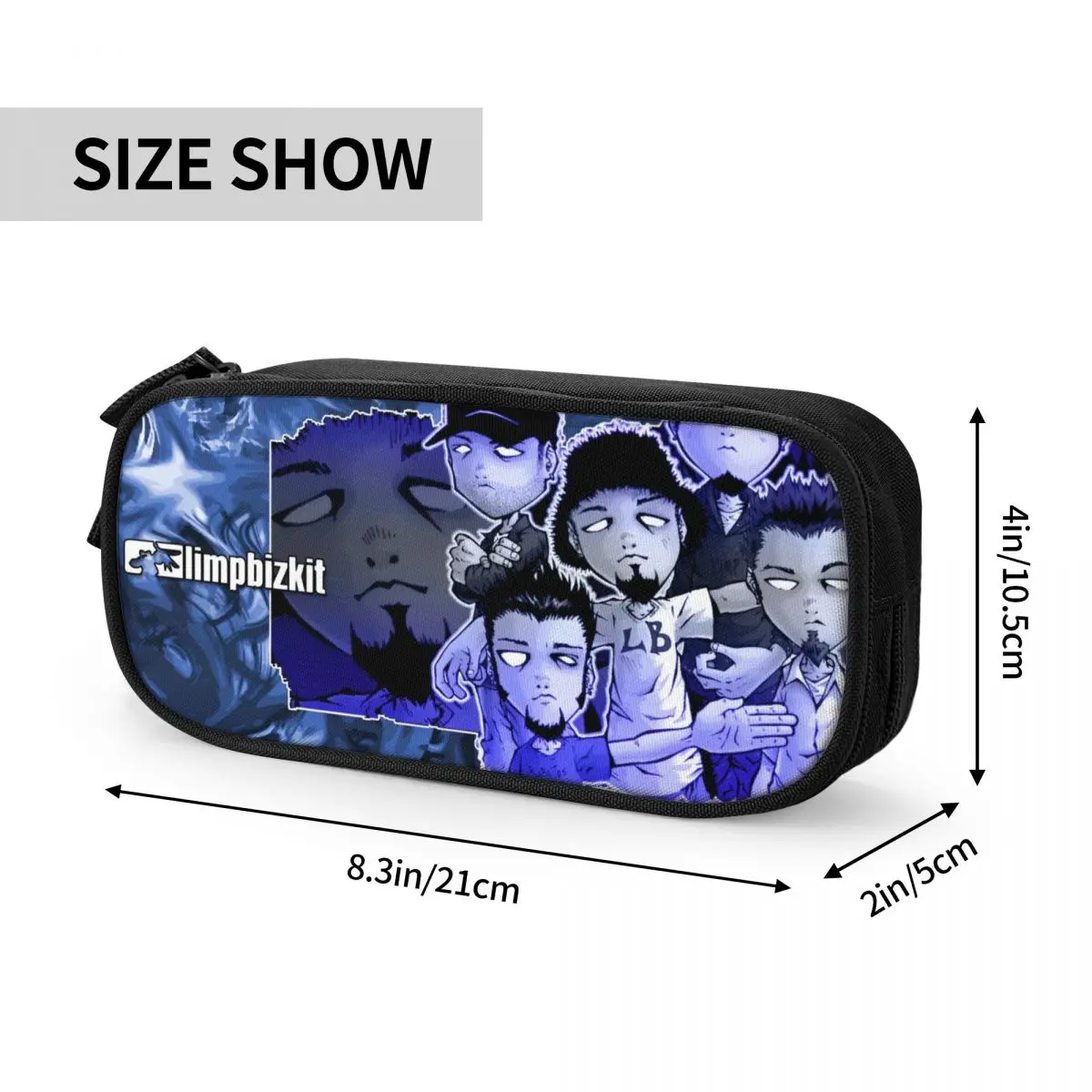 Limp Bizkit Band Pencil Cases Pen Bag Student Big Capacity Students School Cosmetic Pencilcases