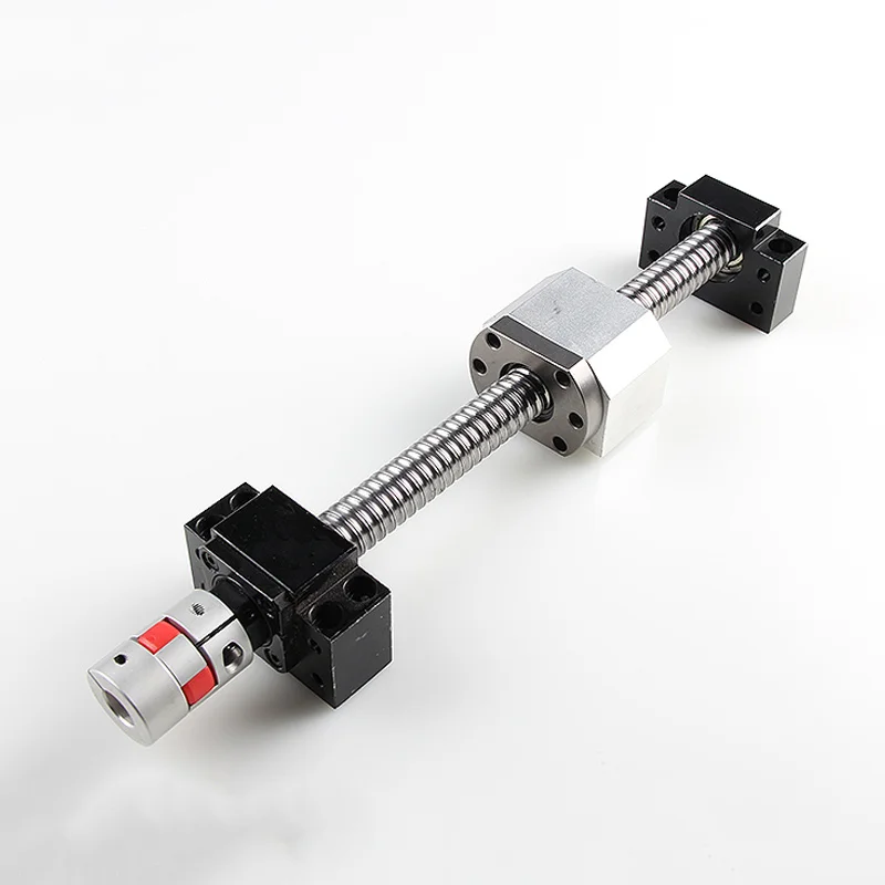Bola Parafuso Definido com Porca Habitação e Suporte Ballscrew com Bk12bf12 Bk15bf15 End Usinado Porca Sfu1605 2005 1605 1605 2005