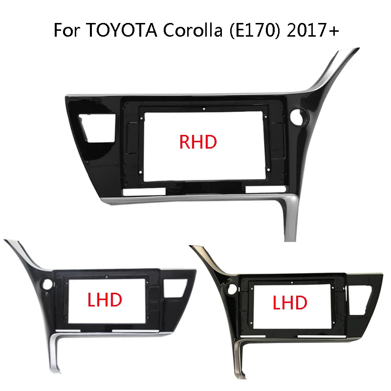 Fits For Toyota Corolla 2006-2012 Car Radio Stereo Fascia Frame Double Din 9 Inch Dash Installation Mounting Kit