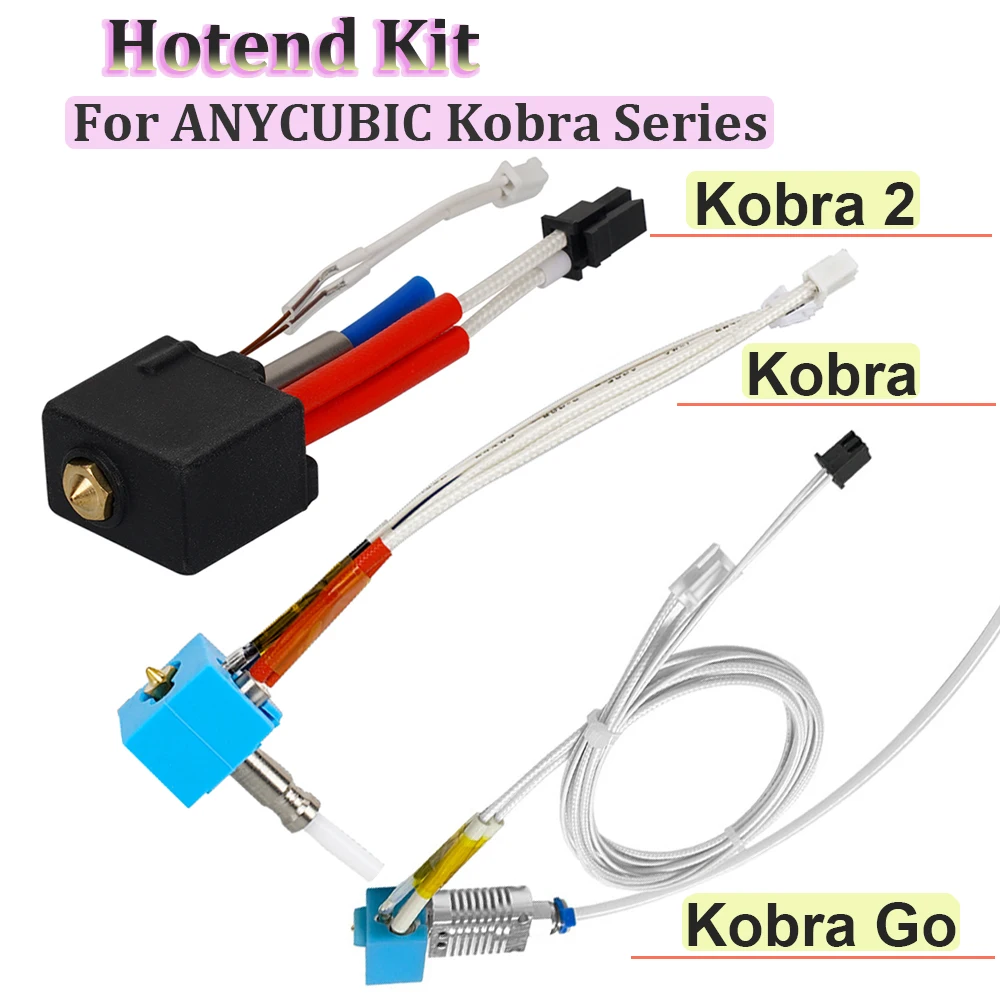 Hotend Per Stampante 3D Anycubic Kobra 3 Max - Set 3 Pezzi Con Ugelli 0