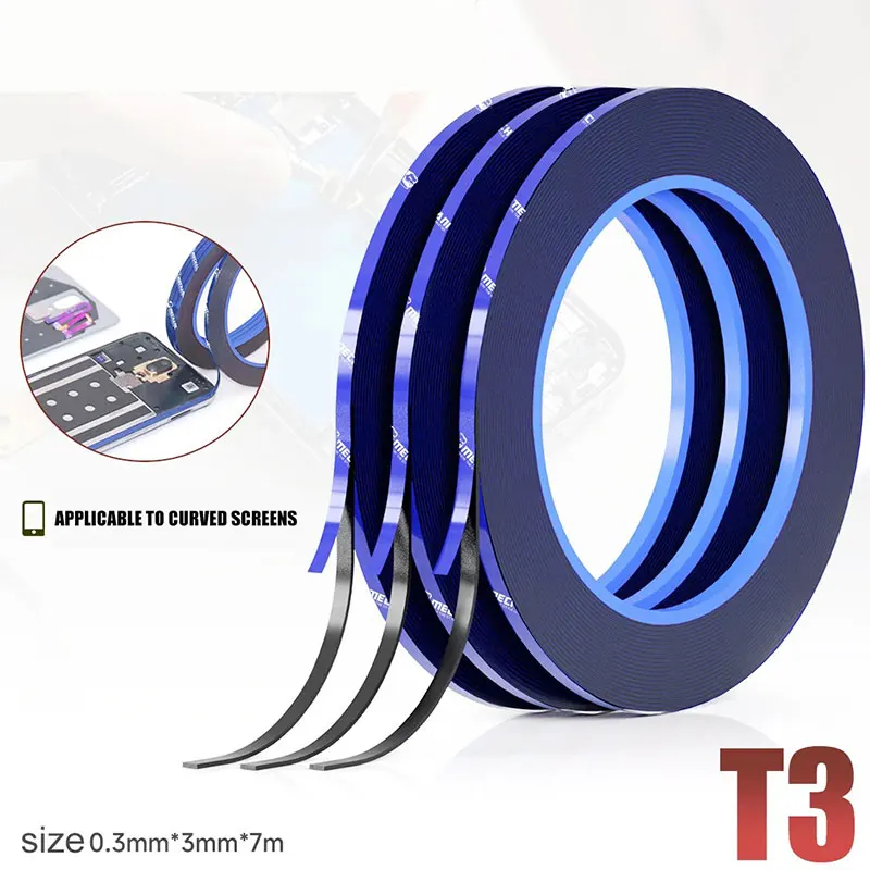 5-Pack High-Temperature Resistant Double-Sided Adhesive Tape