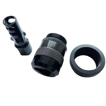 

Stainless Steel 3 Tri Lug Adapter + Quick Detach Trilug Mount + 1-3/16x24 to 1.375x24 TPI Adapter for Cleaning Tube