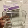 Dustproof Makeup Cotton Pads Organizer Plastic Cosmetic Swabs Storage Containers With Lid Waterproof Transparent Makeup Holder 4