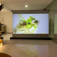 150 Inch Max Electric ALR CLR Rollable Floor Rising Long Throw Projector Screen Grey Crystal Ambient Light Rejecting HD 3D 8K - Image 5