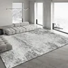 Light Luxury Carpets for Living Room Large Area Lounge Carpet Minimalist Bedroom Decor Gray Rug Home Soft Washable Floor Mat 4