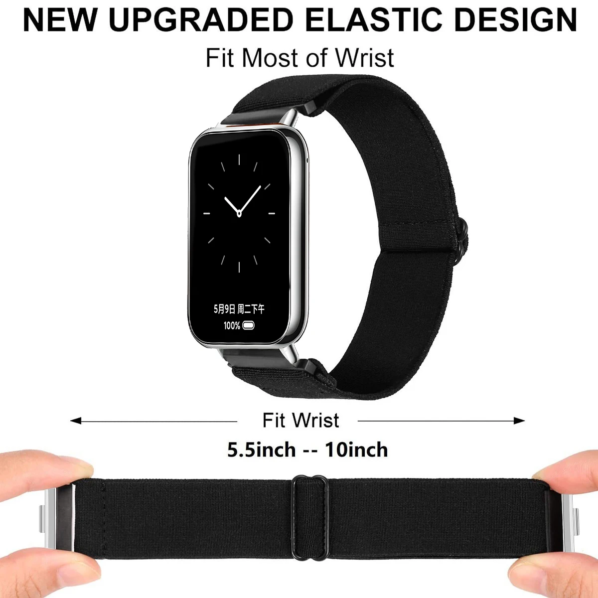 Sports Elastic Nylon Strap Bracelet - Universal Replacement Wristband Accessory