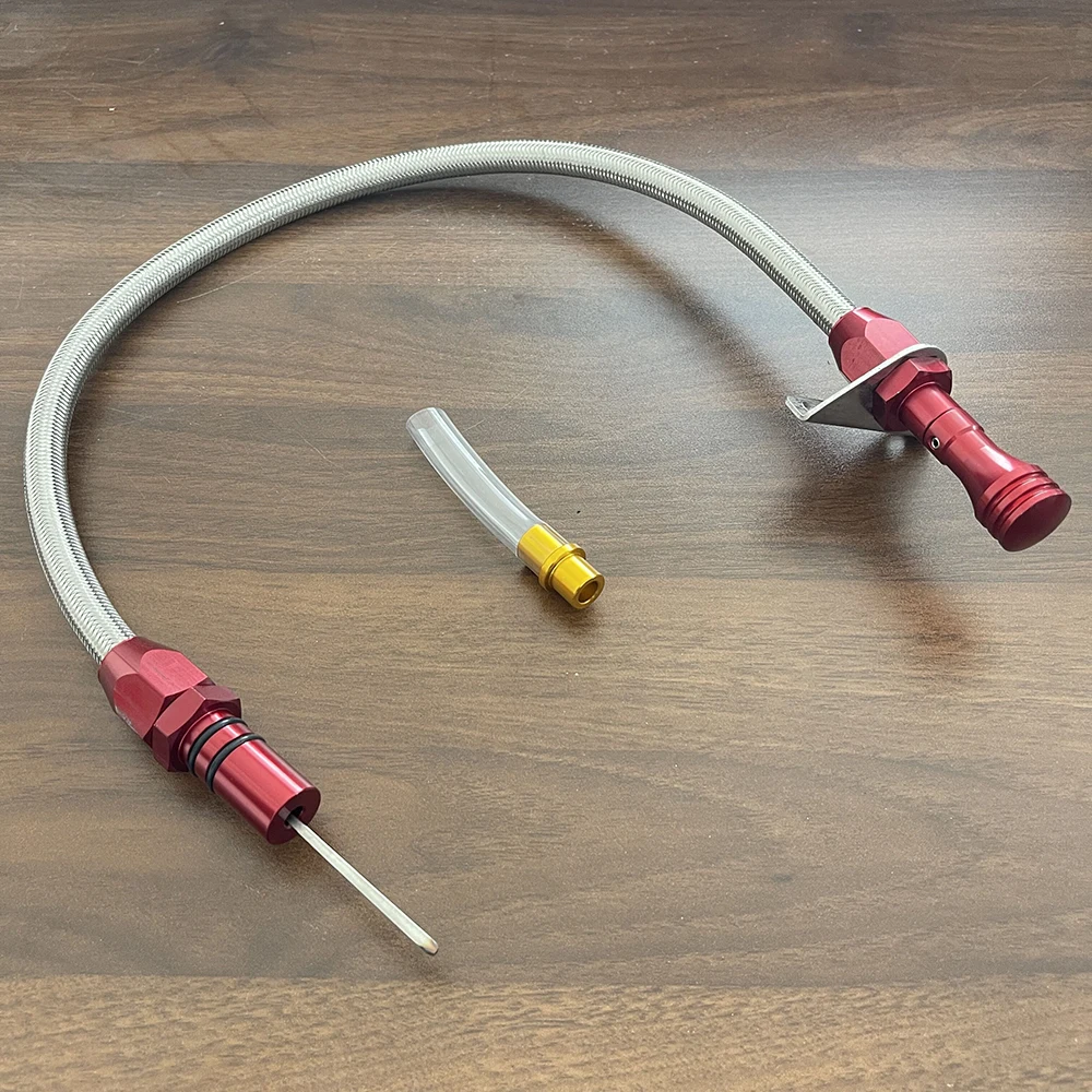 BAOLUN For GM Chevy TH-400 TH-350 Turbo SBC BBC 350 400 TH350 TH400 Flexible Stainless Transmission Dipstick