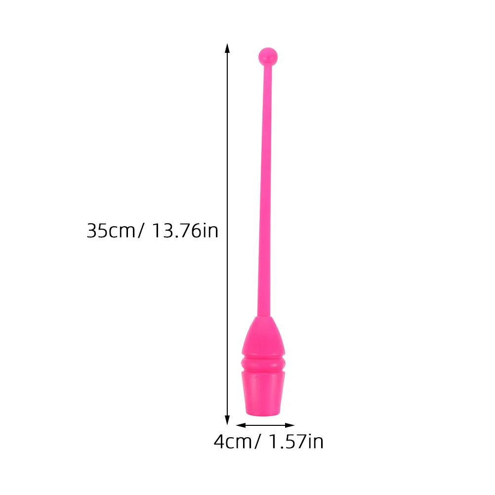 2 Pcs Aerobics Sticks Gymnastics Resin Dance Fitness Plastic Artistic Adults Rhythmic