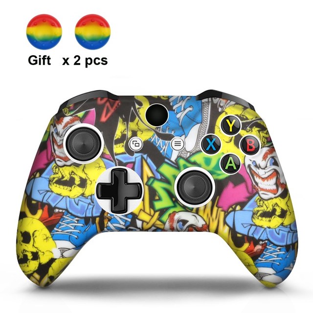 Colors Silicone Gamepad Protective Thumb Grips Caps Case Skin For XBox One Slim Controller Protector Controle Cover Joystick