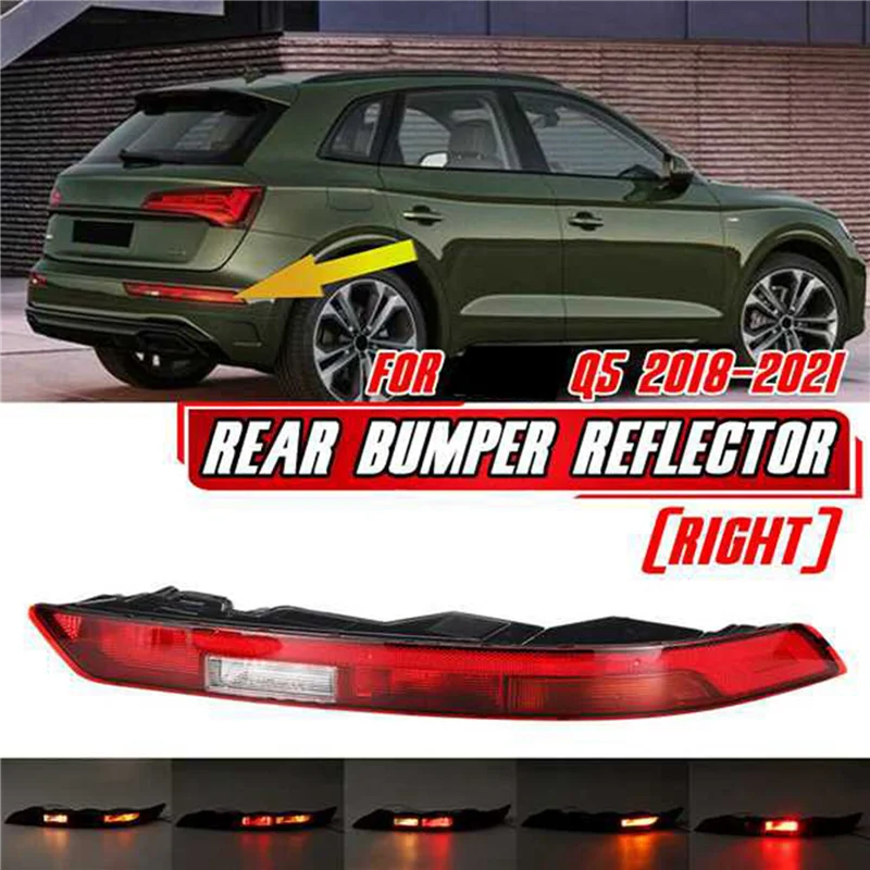 LED Brake Lights Stop Reverse Light Rear for Q5 Rear Bumper Signal Lower Tail Lamp 80A945070