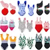 Family Matching Look Mom Girls Kids Ruffles Swimsuit Family Beach Wear Mother and Daughter Swimwear Outfit Women Stripe Swimsuit 6