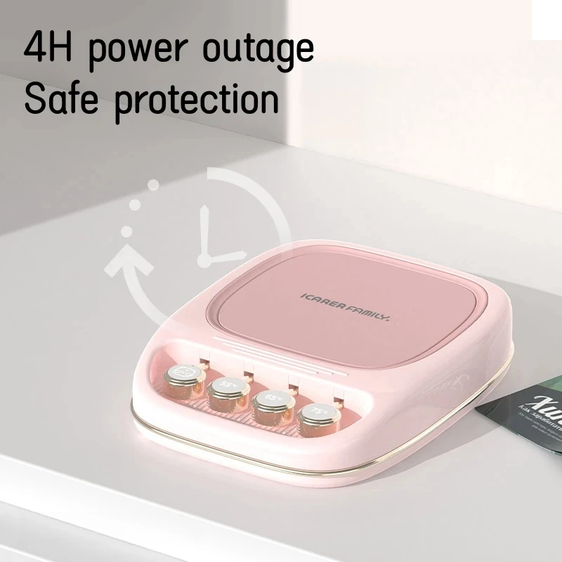 Electric Coffee Mug Warmer Cup Heating Pad Milk Tea Warming Coaster 3 Speed Constant Temperature Home Office Thermostatic Mat 6