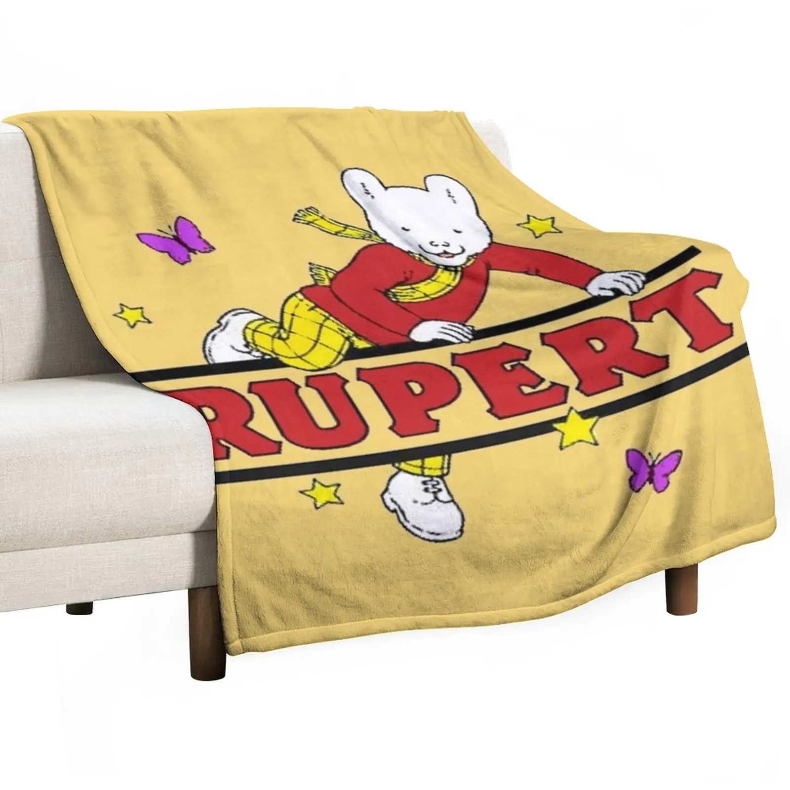 

Rupert bear Throw Blanket Sleeping Bag Blanket blankets and throws Softest Blanket