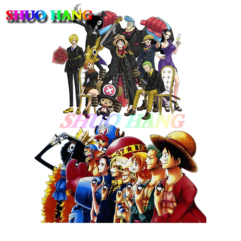

Высококачественные автомобильные наклейки, цельный кусок Нико Луффи Робин Роло Зоро, аниме виниловые высекальные наклейки, автозапчасти, виниловые наклейки из ПВХ