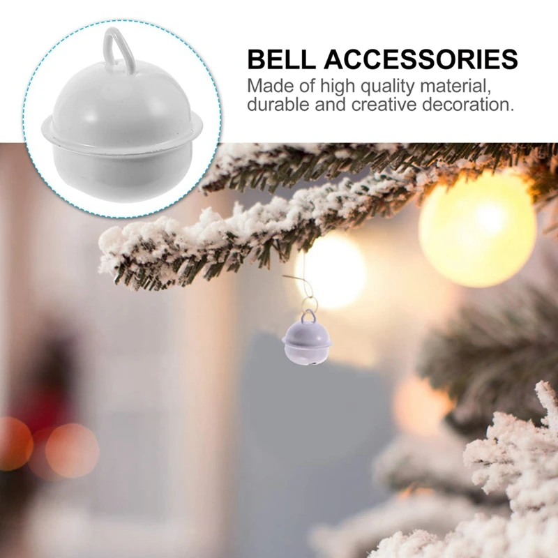 Christmas Craft Bell Xmas Bell Pendant Metal Round Jingle Bells Iron Opening Bell Mini Jingle Bell Xmas