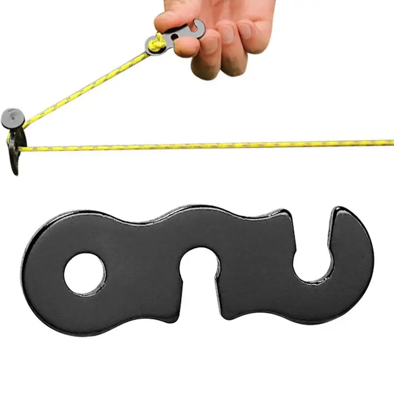 

Rope Tightener Lightweight Heavy Duty Carabiner Clips Camping Accessories For Tent Camping Hiking Backpacking Outdoor Activity