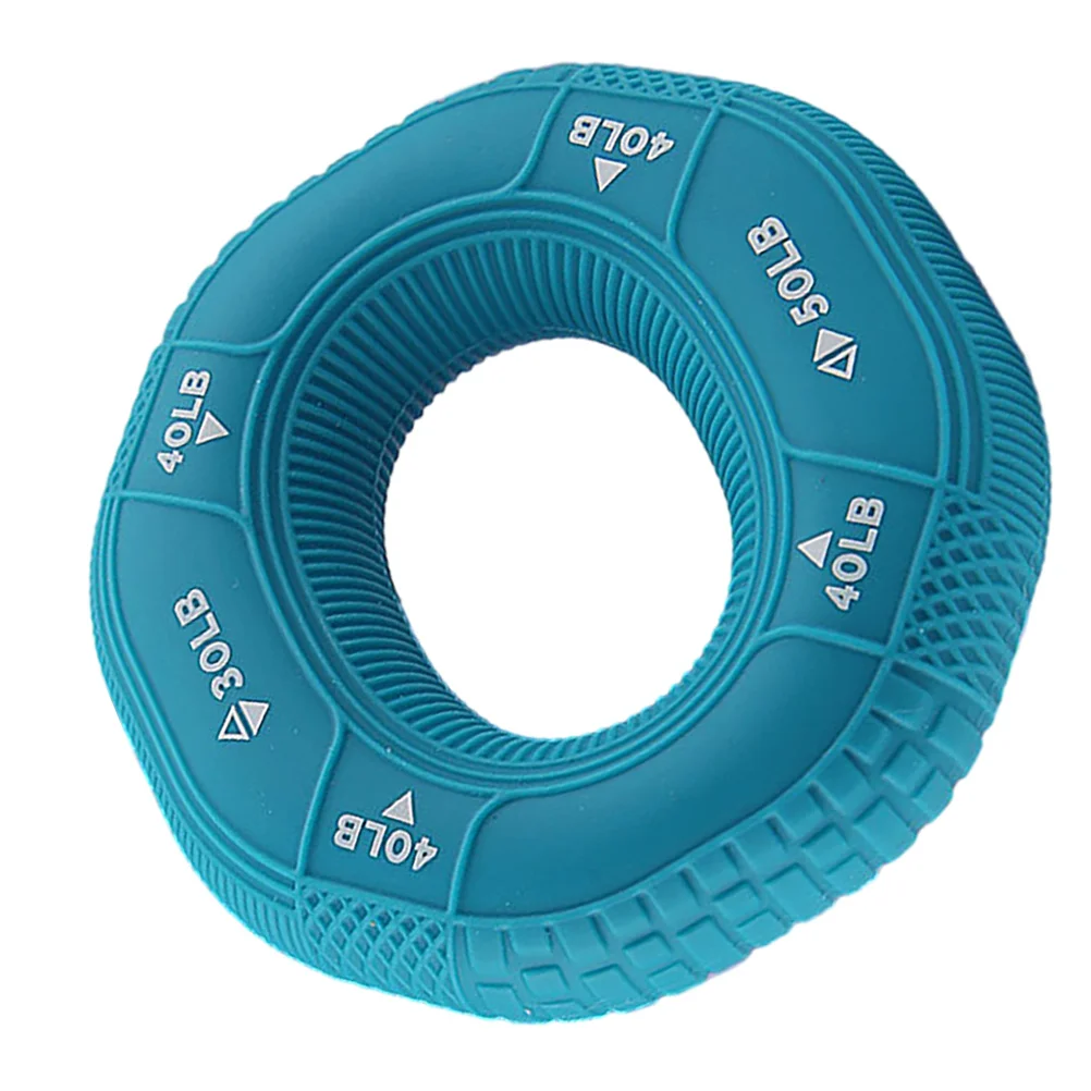 

Hand Strengthener Grip Ring Forearm Trainer Gripper Donut Finger Training Exerciser Silicone Squeezer