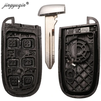 Jinyuqin 2/3/4/5BTN Car Smart Key Case Shell per Jeep Grand Cherokee Dodge Ram 1500 caricabatterie da viaggio Challenger Durango Chrysler - Jinyuqin 2 3 4 5BTN Car Smart Key Case Shell per Jeep Grand Cherokee Dodge
