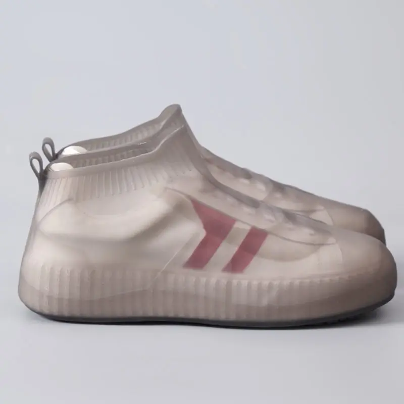 New Women Silicone Rain Shoes Covers Waterproof Shoes Protectors Unisex Rain Boots For Indoor Outdoor Rainy Days