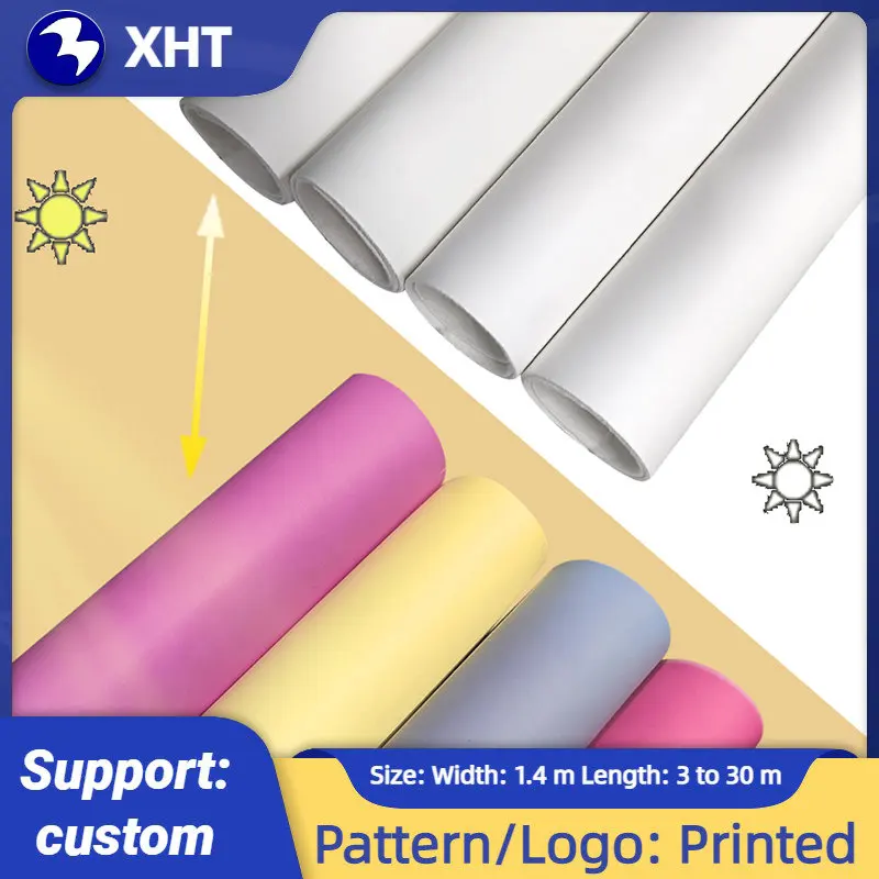 

Uv Light Reactive Pu Colour Changing Photosensitive Leather Sheet Fabric For Shoes Bag Bow Crafting