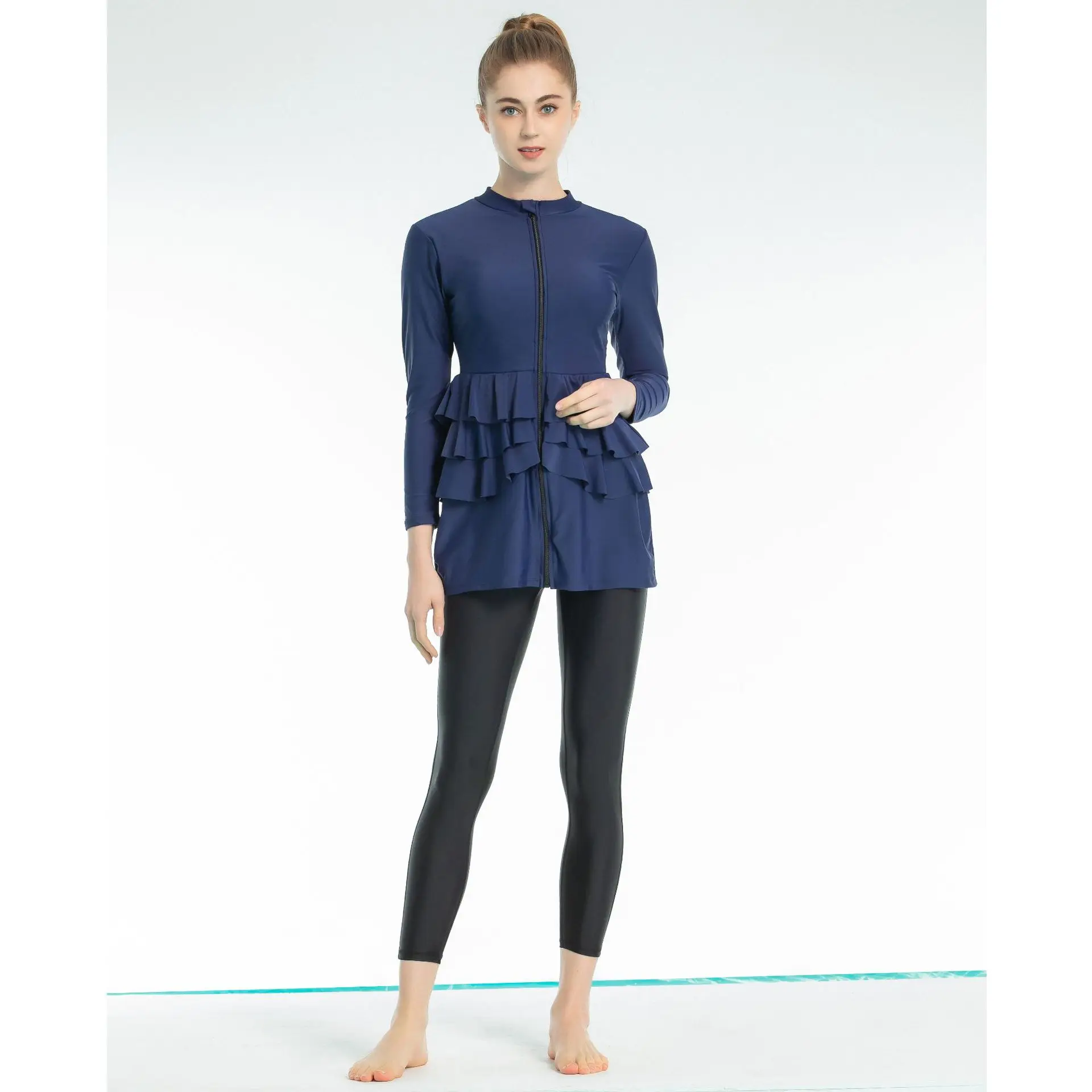 Swimsuits for Hijabis Southeast Asian Middle Eastern Muslim Swimwear Conservative Swimwear Turkish Burkini Suit Separates