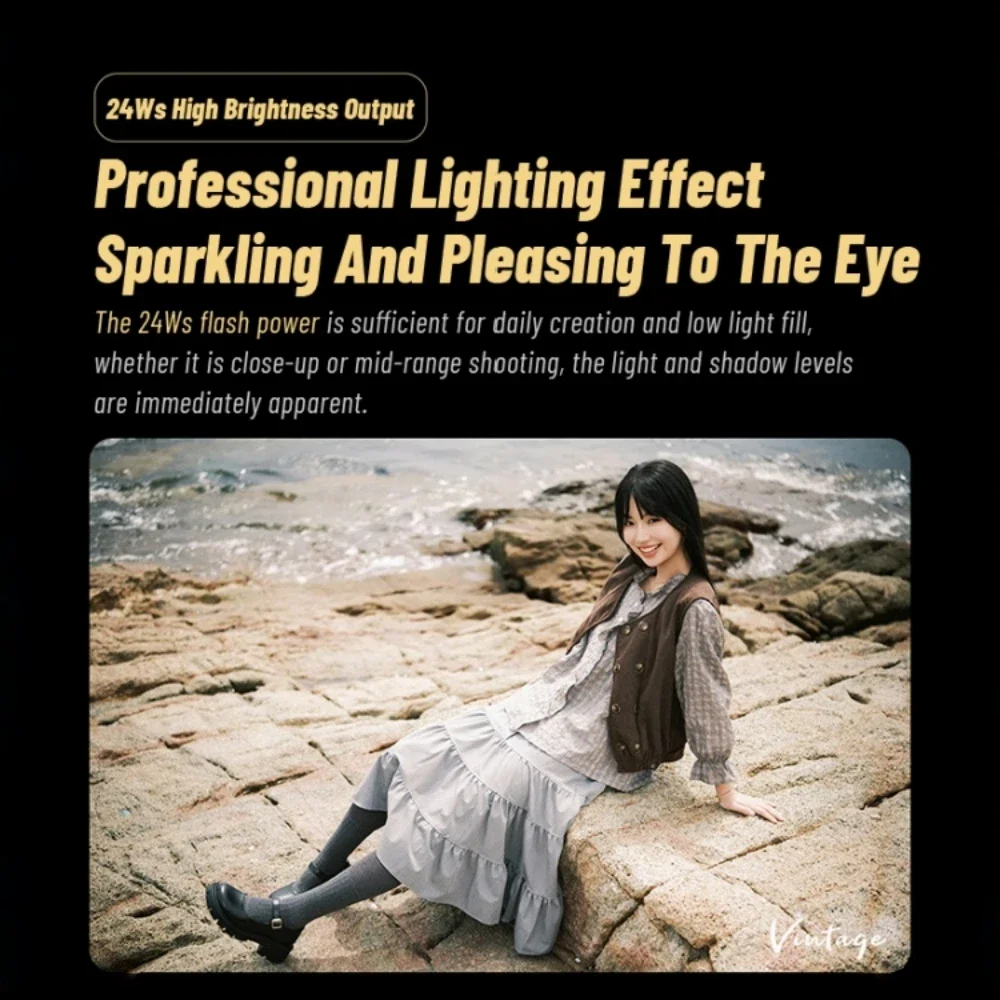 Viltrox Z1 Pro 레트로 플래시 TTL HSS 1/8000s 24Ws GN12 미니 스피드라이트 ( E, 캐논 EF, 후지 X, 니콘 Z 호환)
