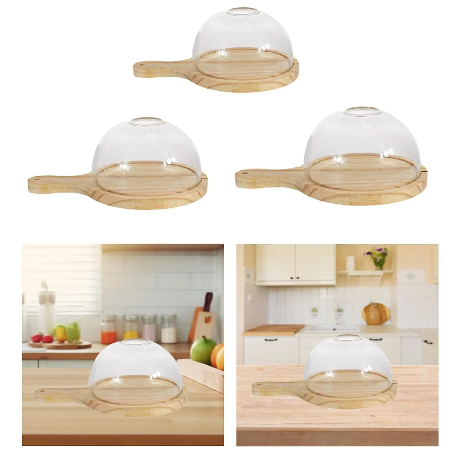 Glasse Smoker Accessory Smoking Cloche for Plate Bowl Lid Clear Cocktails Drinks Foods Portable Hotel Smoking Cover Dome