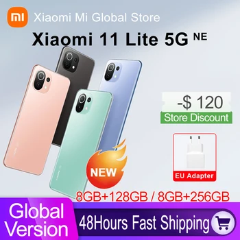 Global Version Xiaomi 11 Lite 5G NE Smartphone 5G 128GB 256GB Snapdragon 778G 6 55 AMOLED