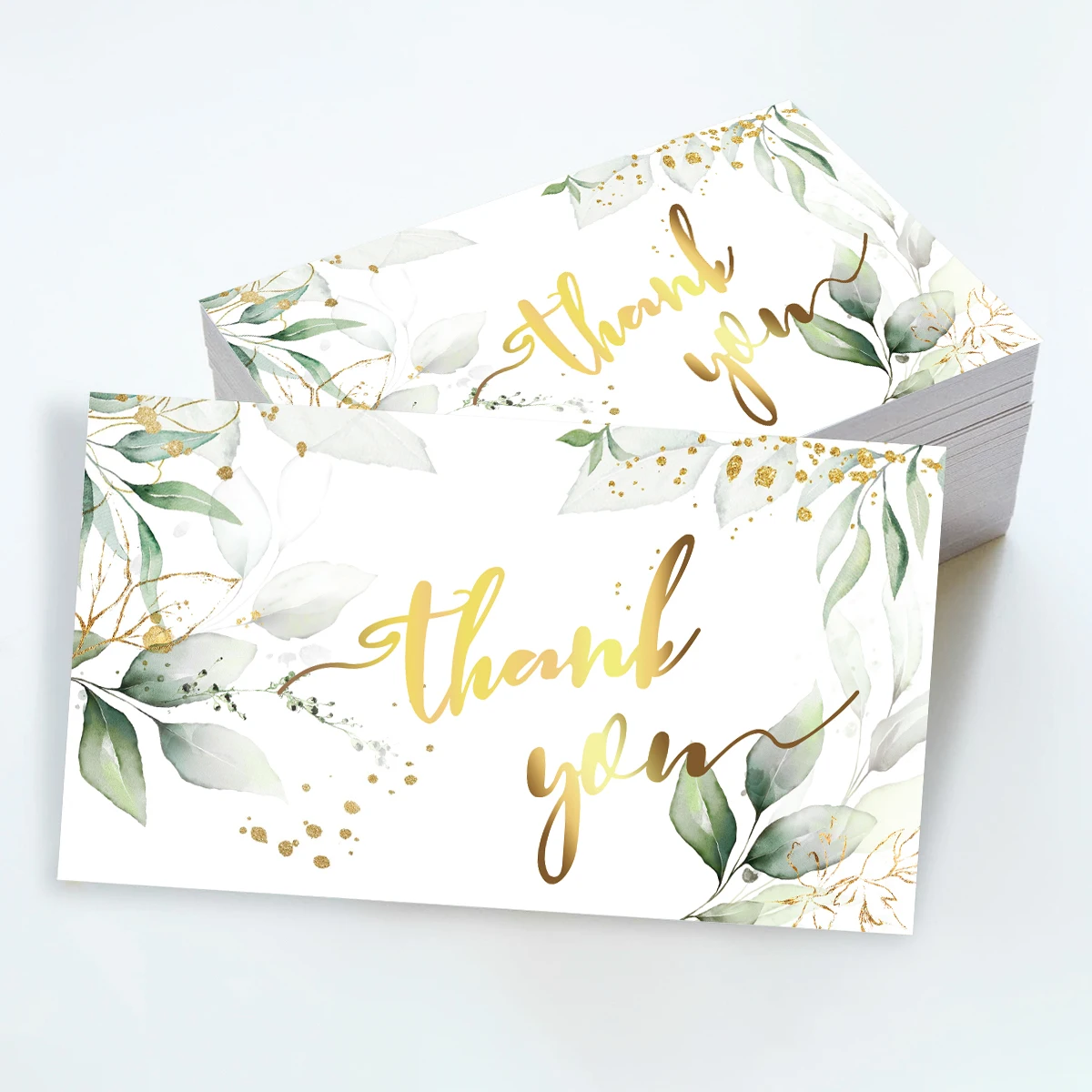 50 Stück/Packung Dankeskarten mit Blumenthema, handgefertigt mit Liebe, Dankeskarte für kleine Unternehmen, Party-Nachrichtenkarte, Papier-Dankkarte – Detail 13