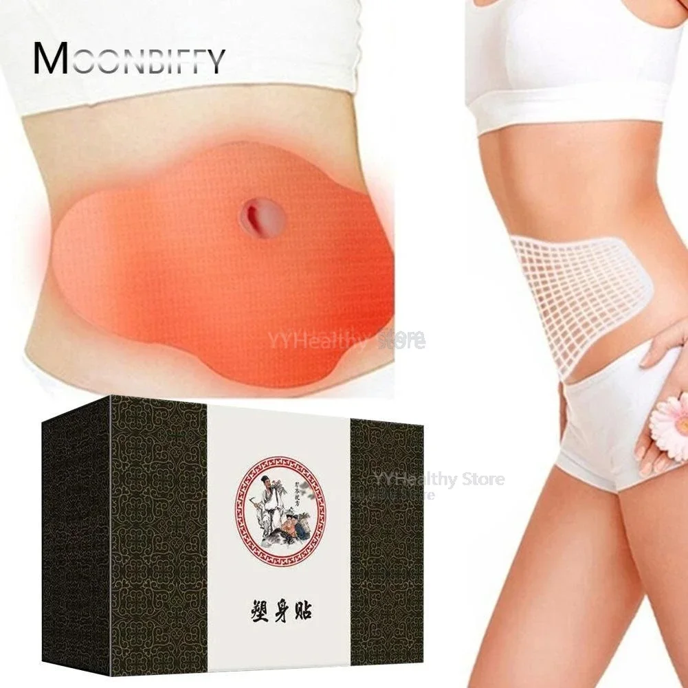 40pcs/box Slim Patch Navel Sticker Fat Burner Health Care Belly Fat Burning Diet Cellulite Loose Weight Loss Slimming Products
