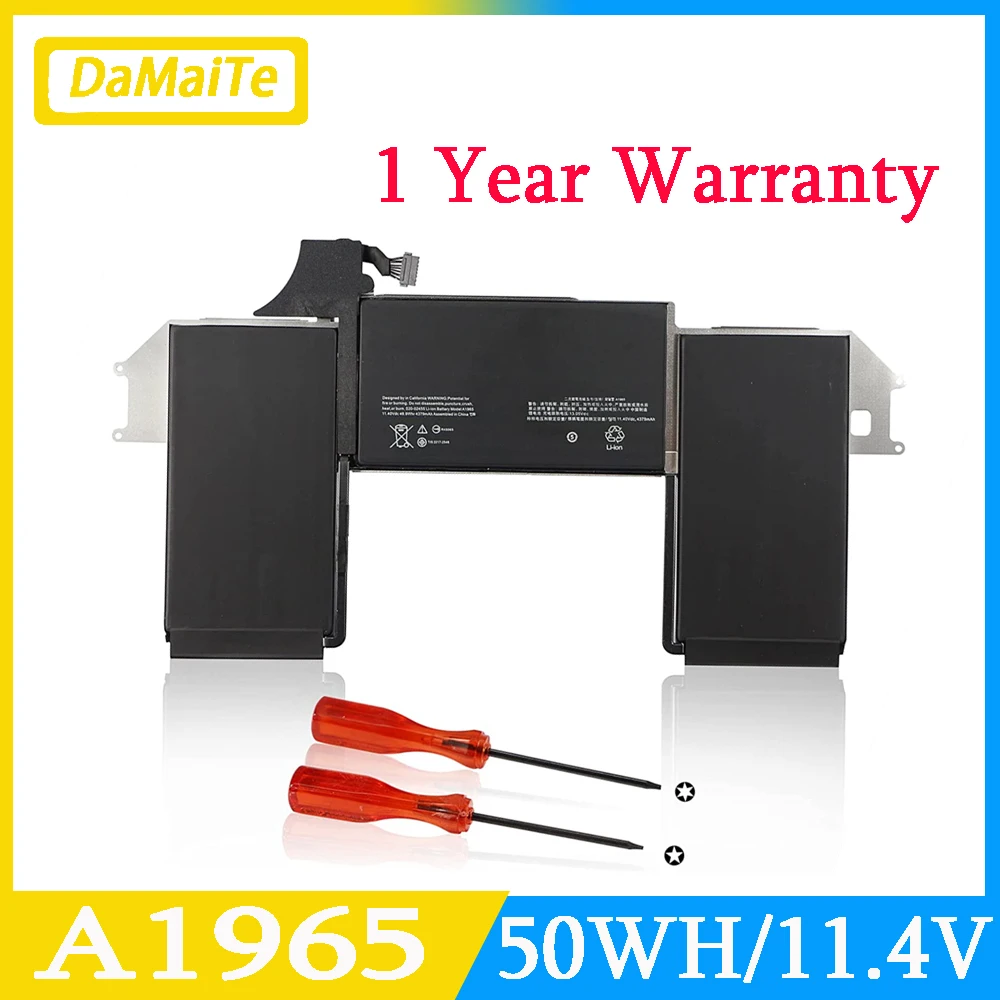 

A1965 Laptop Battery For Macbook Air A1932 2018 2019 13 inch A2179 Early 2020 EMC 3184 EMC3302 020-02455 A1369 A1466 A1370 A1465