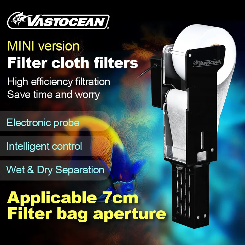 VASTOCEANminiversionaquariumfilterclothfilterpaperrollersautomaticwetanddry