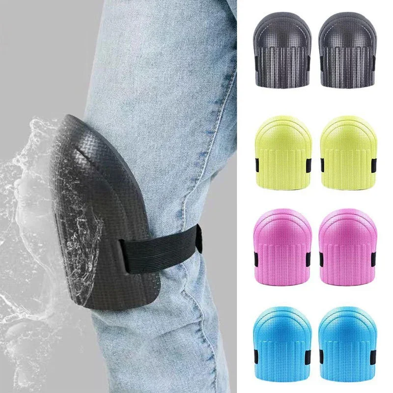 Knee Pads Knee Protection Pad 1 Pair Knee Pad Working Soft Foam Padding Workplace Safety Self Protection For Gardening Cleaning Protective Sport Kneepad